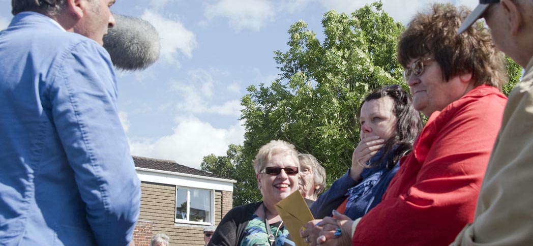 BBC film Street Auction in Toothill.