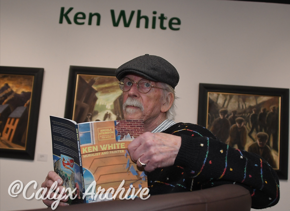 Artist Ken White put in the picture with exhibition and book.
