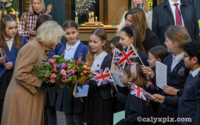 Queen Camilla visits Deacons in Old Town to celebrate their 175 years in business.