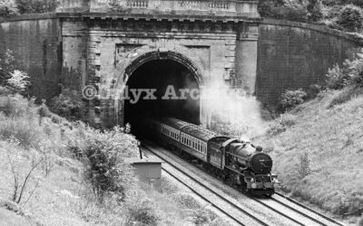 31-5-1983 KGV exiting Box Tunnel on a test run.